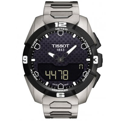 Tissot T-Touch EXPERT SOLAR T091.420.44.051.00 Quartz Chronograf, Voděodolnost 100M, 45 mm